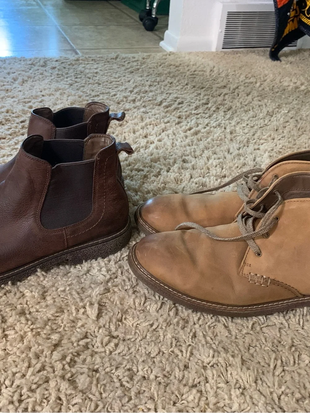 Dockers Men's Brown and Tan Chukka Boots Set
